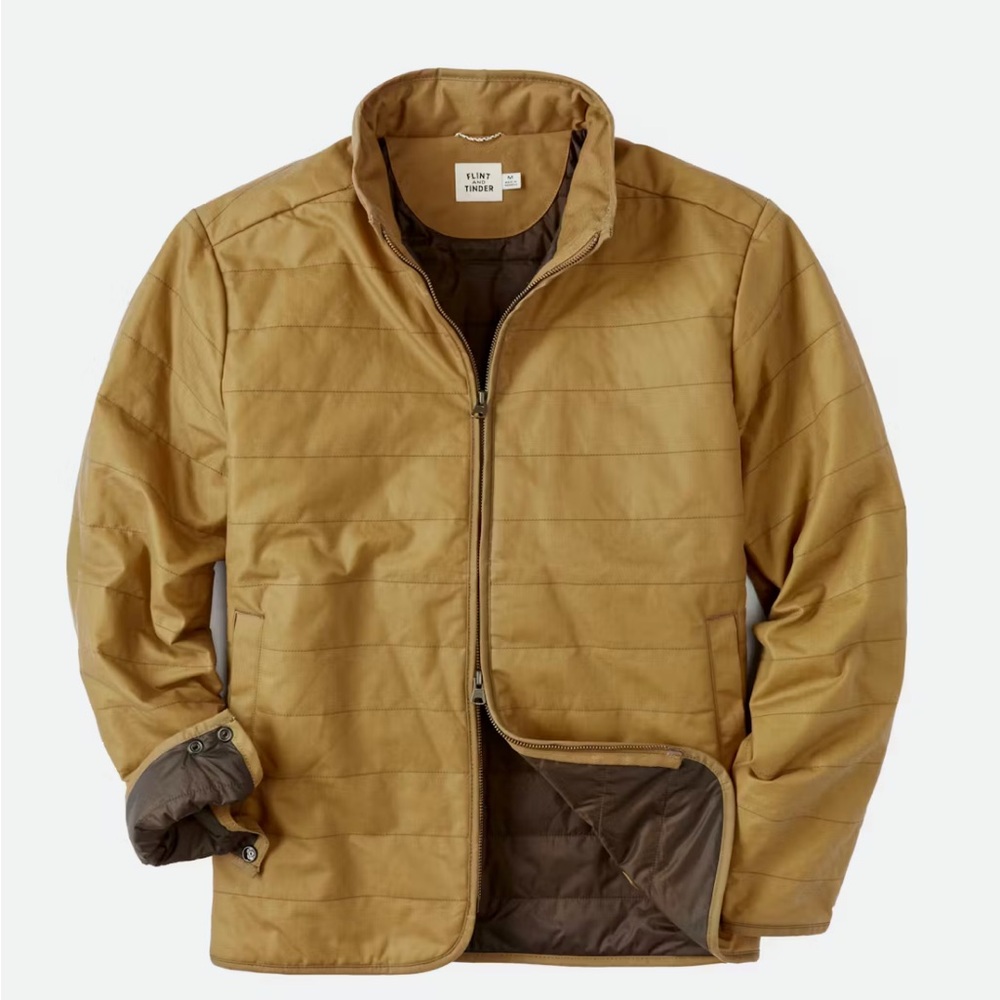 Flint and Tinder York Quilted Waxed Jacket Large